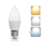 E27 LED-fényforrás, 8.5 W, Hideg fehér, Prémium CW 6000K 1360lm, KOBI-004466 KOBI