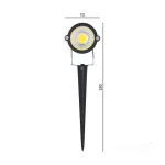 Garden lamp LED BLAKE 5W 3000K IP65 black Kobi KOBI-004479 KOBI