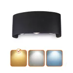 Garden wall lamp LED LUMEPRA 6W 4000K IP65 black Kobi KOBI-004481 KOBI