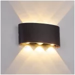 Garden wall lamp LED LUMEPRA 6W 3000K IP65 black Kobi KOBI-004482 KOBI