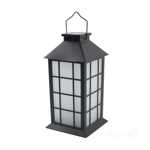 Solar garden lamp LED CANDELIO MILKY 1600K IP44 black LED2B KOBI-004500 SpectrumLED