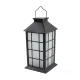 Solar garden lamp LED CANDELIO MILKY 1600K IP44 black LED2B KOBI-004500 SpectrumLED