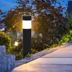 Solar bollard lamp LED AURORA ROUND 4000K IP44 LED2B KOBI-004503 KOBI