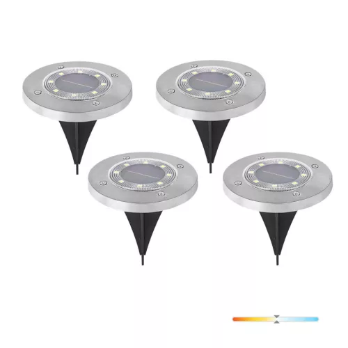 Solar garden lamp LED CLAVO G2 4000K IP44 4-pak LED2B KOBI-004508 KOBI
