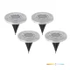 Solar garden lamp LED CLAVO G2 4000K IP44 4-pak LED2B KOBI-004508 KOBI