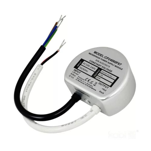 Hermetic LED Power Supply 24V 60W 2,50A IP67 KOBI-004584 KOBI