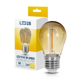 LED bulb ST45 1W E27 2700K abmer LED2B KOBI-004609 KOBI