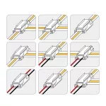 Connector 9 in 1 for LED stripe COB 8mm Kobi