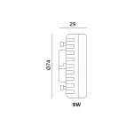 LED bulb GX53 9W 3000K Kobi KOBI-004668 KOBI
