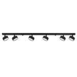 Ceiling spot lamp LUNVIGO 6xGX53 black Kobi KOBI-004684 SpectrumLED