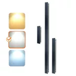 Garden wall lamp LED MIRANA 12W 60cm 4000K IP44 black Kobi KOBI-004721 KOBI