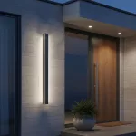 Garden wall lamp LED MIRANA 25W 120cm 4000K IP44 black Kobi KOBI-004722 SpectrumLED