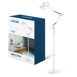 Floor lamp AURIQ ST 1xE27 white LED2B