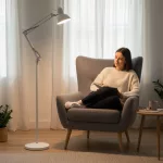 Floor lamp AURIQ ST 1xE27 white LED2B