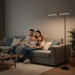Floor lamp TEILO 2 14W 3CCT black LED2B