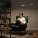 Floor lamp TEILO 2 14W 3CCT black LED2B