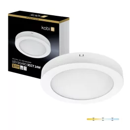 Ceiling lamp LED SIGARO CIRCLE 24W 3CCT Kobi Premium