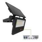 Solar floodlight LED NCS G2 20W 3CCT IP54 Kobi