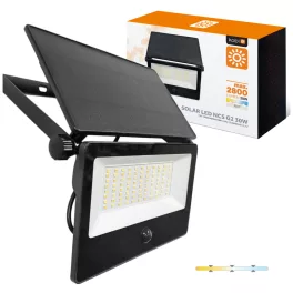 Solar floodlight LED NCS G2 30W 3CCT IP54 Kobi