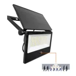 Solar floodlight LED NCS G2 30W 3CCT IP54 Kobi