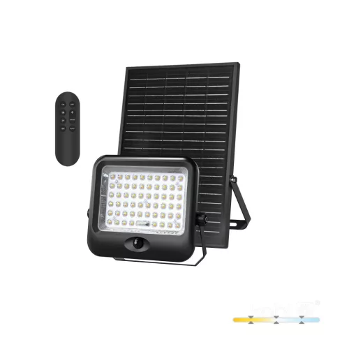Solar floodlight LED MHCS G2 20W 3CCT IP65 Kobi Premium
