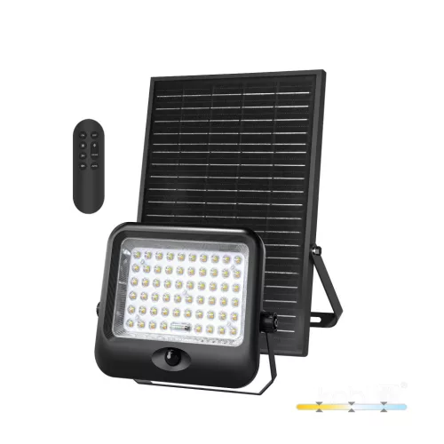 Solar floodlight LED MHCS G2 35W 3CCT IP65 Kobi Premium