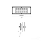 LED fixture MULTILUXO 200W 4000K IP65 Kobi Premium
