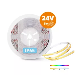 LED stripe TRAMO 840 COB 5m RGB 3CCT 24V IP65 Kobi Premium