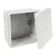 KOPOS Kötődoboz IP65 103x103mm világosszürke, halogénmentes PP (fedél), PE (test) 005.CS.K_KB