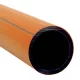 KOPOS Optikai kábelvédőcső 750N narancssárga-fekete, halogénmentes PVC 06040_ARGS1