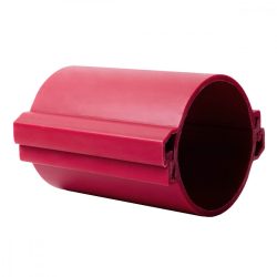   KOPOS KOPOHALF® védőcső osztott 750N halogénmentes piros,  PVC (3m/szál), 06110/2_BA