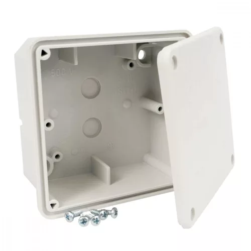 KOPOS Doboz zárt IP54 117x117mm, PVC, 8112_KA