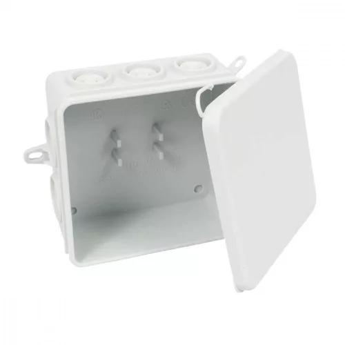 KOPOS Doboz zárt IP54 85x85mm, PP (fedél), PE (test), 8130_KA