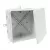 KOPOS Doboz zárt IP54 105x105mm, PP (fedél), PE (test), 8135_HA