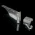 KOPOS Tartókonzol 300x35-110mm kábeltálcához, Tüzihorganyzott, DRT 300_F