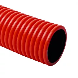   KOPOS KOPOFLEX® kétköpenyű cső hajlékony halogénmentes piros, PVC, KF 09160_BB