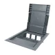 KOPOS Padlódoboz keret 330x260x57mm IP30, halogénmentes PVC KOPOBOX 57_LB