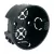 KOPOS Készülékdoboz halogénmentes d73mm, PVC, KP 68/2HF_FA