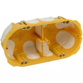   KOPOS Gipszkartonkdoboz 2-es légtömített 138x68mm, PVC, KPL 64-50/2LD_NA