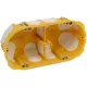 KOPOS Gipszkartonkdoboz 2-es légtömített 138x68mm, PVC, KPL 64-50/2LD_NA