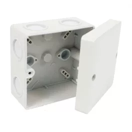   KOPOS Kötődoboz halogénmentes IP66 81x81mm, PP, fedél - PC-ABS, KSK 80_KA
