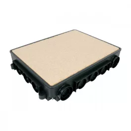   KOPOS Univerzális padlódoboz 57-75mm, halogénmentes PVC KUP 57_FB