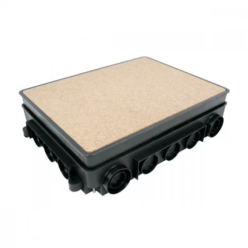 KOPOS Univerzális padlódoboz 80-95mm, halogénmentes PVC KUP 80_FB