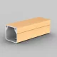 KOPOS MCSN Szögletes csatorna 2m 20x20mm rózsaszín nyírfa, PVC, (2m/szál), LHD 20X20_I1