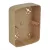 KOPOS Készülékdoboz 80x105mm rózsaszín nyírfa, PVC, LK 80X28 2ZT_I1