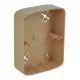 KOPOS Készülékdoboz 80x105mm rózsaszín nyírfa, PVC, LK 80X28 2ZT_I1