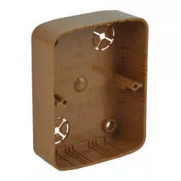   KOPOS Készülékdoboz világos faminta 80,5x105mm, PVC, LK 80X28 2ZT_SD