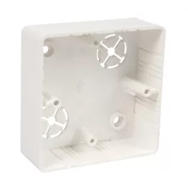   KOPOS Készülékdoboz halogénmentes 80x80mm, PVC, LK 80X28R/1HF_HB