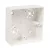 KOPOS Készülékdoboz 81x81mm rózsaszín nyírfa, PVC, LK 80X28R/1_I1