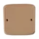 KOPOS Készülékdoboz 80x80mm rózsaszín nyírfa, PVC, LK 80X28 T_I1